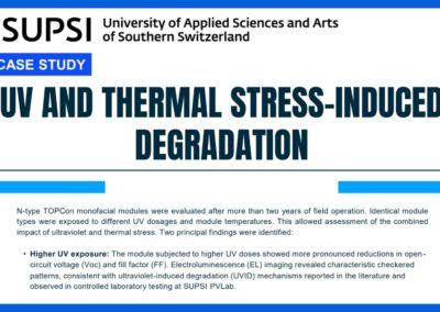 UV and Thermal Stress-Induced Degradation
